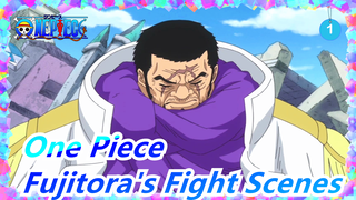 [One Piece] Fujitora's Epic Fight Scenes, Feel the Strength of Admiral_1