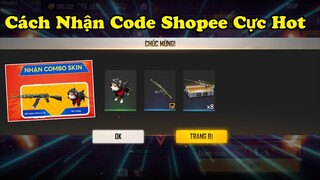 [FREE FIRE] Cách Nhận Quà Shopee Code Hộp Súng Công Lý Và Pet Shiba Miễn Phí