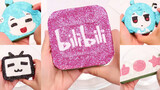 [DIY][ASMR] Crush the hydrogel-resin of Bilibili's logo by hand