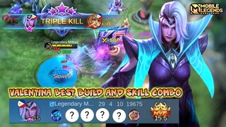 Valentina Mobile Legends , New Hero Valentina Best Build And Skill Combo