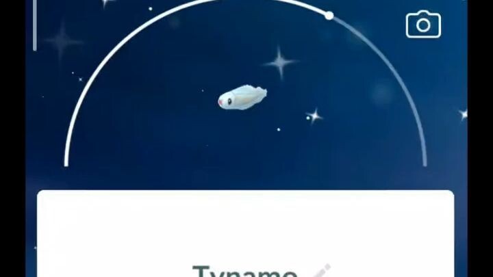 Pokémon GO-Evolving Shiny Tynamo