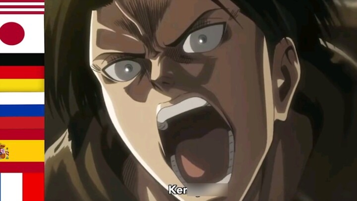 [ Attack on Titan ] Commander calls Kenny in seven languages