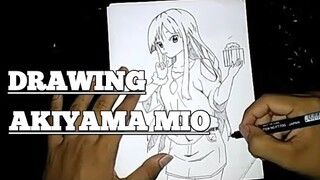 Speed Drawing Akiyama Mio from K-ON!
