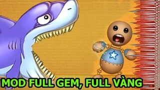 Tra Tấn Búp Bê Bằng Cá Mập MEGALODON - Kick The Buddy Mod Full Gem, Vàng - Top Game - Thành EJ