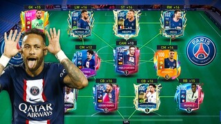 PSG ( Paris Saint-Germain ) - Best Ever Squad Builder! Ramos, Messi, Neymar!! FIFA Mobile 22