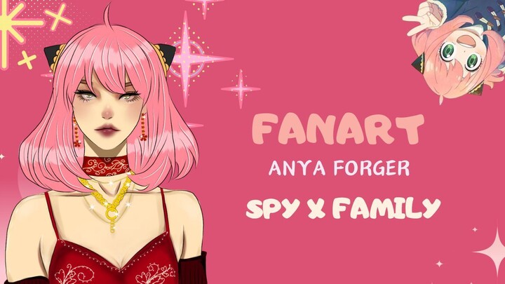 FANART ANYA FORGER FROM SPY X FAMILY