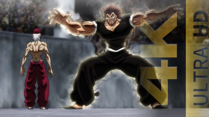 【4K刃牙经典片段】郭海皇VS勇次郎（上）