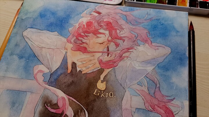 【Watercolor】Wind