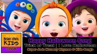 Happy Halloween Song | Trick or Treat | I Love Halloween | Super JoJo Nursery Rhymes & Kids Songs