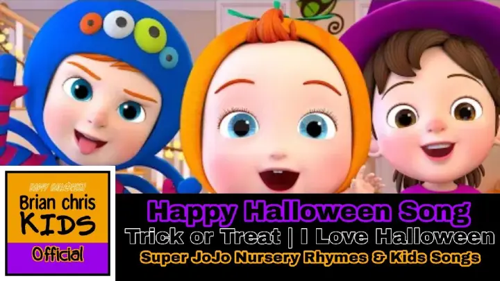 Happy Halloween Song | Trick or Treat | I Love Halloween | Super JoJo Nursery Rhymes & Kids Songs
