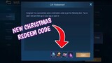 New christmas code to redeem in mobile legends | Winter Gala 2020