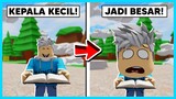 PANIK!  Aku Rajin Belajar Tapi Kepala Aku Menjadi Besar! - Big Brain Simulator