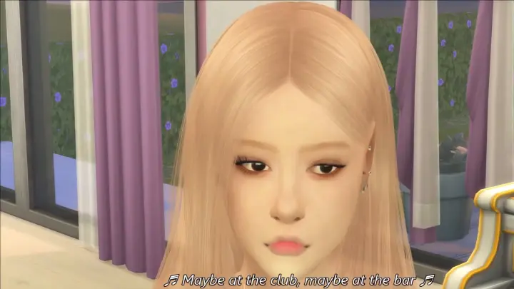【The Sims 4】【BLACKPINK】Pinch a ROSÉ Little Fairy Park Chae Young | SIMS 4 BLACKPINK ROSÉ CAS+Play wi
