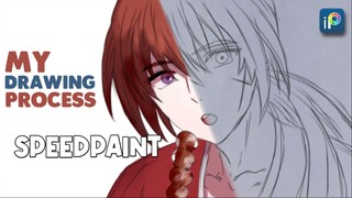 [SPEEDPAINT] Samurai X: Himura Kenshin