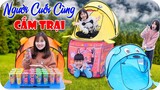 Người Cuối Cùng Cắm Trại Trong Rừng ♥ Min Min TV Minh Khoa ft Xúc Xích Heo Cao Bồi