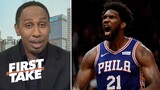 First Take | Stephen A. explains why Joel Embiid might now be the best player on the planet