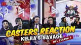 EVERY CASTER'S REACTION TO KELRA'S SAVAGE ON GAME 7 OF MPL-PH SEASON 7 GRAND FINALS