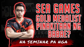 SEA GAMES GOLD MEDALIST PINAKITAAN NG BABAE