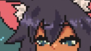Just rubbing the cat's head