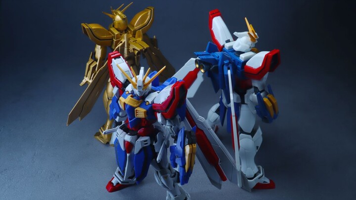 [Gundam Posture Tutorial/RG God/Battle Tutorial] God vs God vs God