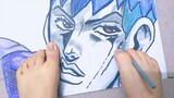 [JOJO]Sketching with my foot!