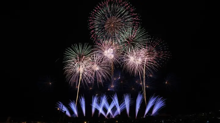 4k 18年 大曲の花火 秋の章 オープニング ハッスル花火 Omagari Fireworks Autumn Opening Hanabi The Hustle Bilibili