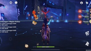 Genshin Impact - Spiral Abbys Lantai 12 Ruangan 1 Bagian Kedua ( Raiden )