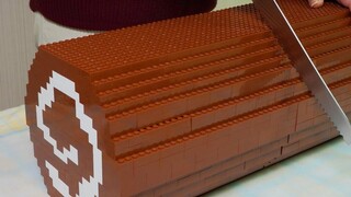 Lego Big Cake / การทำอาหารแบบหยุดเคลื่อนไหว & ASMR ฤดูหนาวคือคริสต์มาสเสมอ