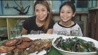 TORTANG TALONG,CORNED BEEF AT TINOLANG TAHONG