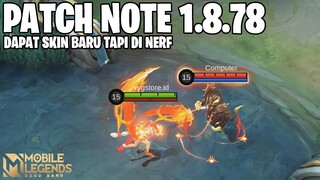 FRAGMENT SHOP UPDATE, SILVANA BUFF, MASHA NERF, JADWAL EVENT BARU - PATCH NOTE 1.8.78 MOBILE LEGENDS