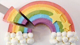 How Could I Make RAINBOW CAKE in Such a Silly Way?