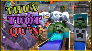 [ Free Fire ] KÈO TO Thua Tuột Qu"n Giữa Zombie Và Zombie NOOB Tấu Hài Cực Mạnh | MV GAMER