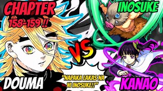 ANG RESULTA NG TRAINING NI INOSUKE😯|| INOSUKE X KANAO VS DOUMA‼️Demon Slayer Chapter 158-159