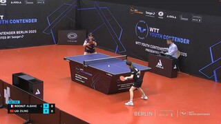 LIUZILING-ALBANE ROCHUT-WTT Youth Contender Berlin 2025 Presented by Seeger-MAIN