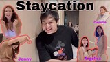 SOSYAL STAYCATION WITH JEGEJAY + Camille and Noki LAUGHTRIP | MJ Cayabyab Vlog