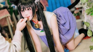 การมี "แฟนแมว" เป็นอย่างไร? Light Tone Girl Zi Meow Cosplay [ช่วงเวลาหอมจริงๆ #9]