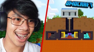 OMOCRAFT #38 - Gumawa Ako ng SECRET BASE Sa ilalim Ng Lupa...