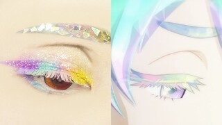 Diamond from Houseki no Kuni | Tutorial: Anime Eye Makeup 276