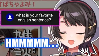 Subaru's Favorite English Sentence 【Hololive English Sub】