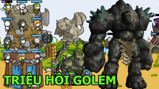Grow Castle Vương Quốc Người Que Triệu Hồi Đàn GOLEM HỦY DIỆT KẺ THÙ - TOP GAME ANDROID IOS THÀNH EJ
