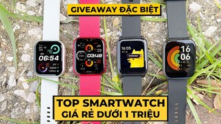 Top Đồng Hồ Thông Minh Giá Rẻ Dưới 1 Triệu ! (GIVEAWAY ĐẶC BIỆT)