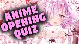 GUESS THE ANIME OPENING QUIZ CHALLENGE [VERY EASY - MEDIUM]