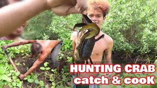 Land crab hunting | filming bisayang filipino