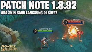 CLINT BUFF, BAXIA BUFF, LEOMORD BUFF, LOGO STARLIGHT FRAGMENT SHOP - PATCH NOTE 1.8.92 MLBB