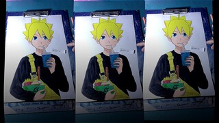 DRAWING AND COLORING BORUTO [BORUTO]