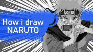 Drawing Naruto Uzumaki// Speed paint