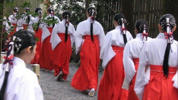 [ดนตรีและการเต้นรำเทพธิดาแม่มด] เทศกาลศาลเจ้าอามากาซากิญี่ปุ่น Xia Yue และเทศกาลสวดมนต์โรคสงบ