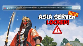 BAKIT NA LOCK ANG ASIA SERVER? FIXED! (ROS UPDATE)