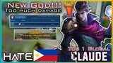 New God Claude User!!! Hate | Top 1 Global Claude by Hate