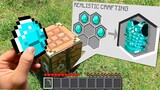 Minecraft in Real Life ~ HOW to Craft Realistic Diamond Armor ? Minecraft Real POV Animation